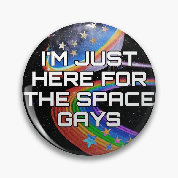 Item preview, I'm Just Here for the Space Gays Sci-Fi Convention Commission designed and sold by orionlodubyal.