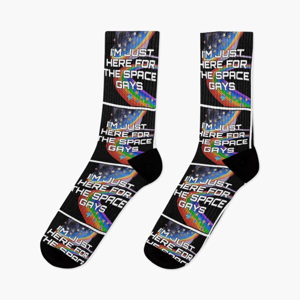 Item preview, I'm Just Here for the Space Gays Sci-Fi Convention Commission designed and sold by orionlodubyal.