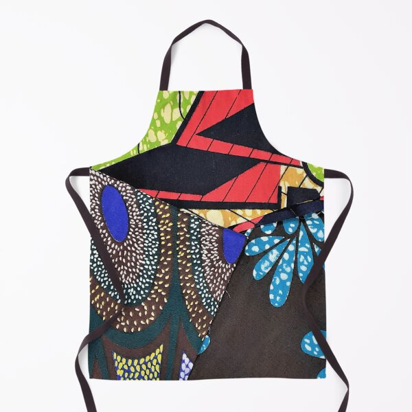 Item preview, African Fabric Patchwork Collage Art Patterns [#224] designed and sold by AfriStyleUK.