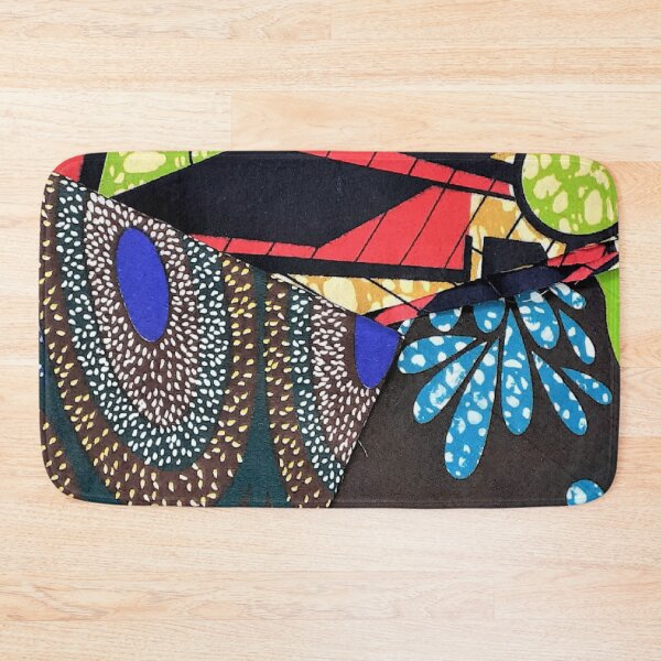Item preview, African Fabric Patchwork Collage Art Patterns [#224] designed and sold by AfriStyleUK.