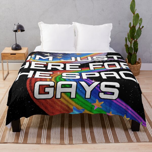 Item preview, I'm Just Here for the Space Gays Sci-Fi Convention Commission designed and sold by orionlodubyal.