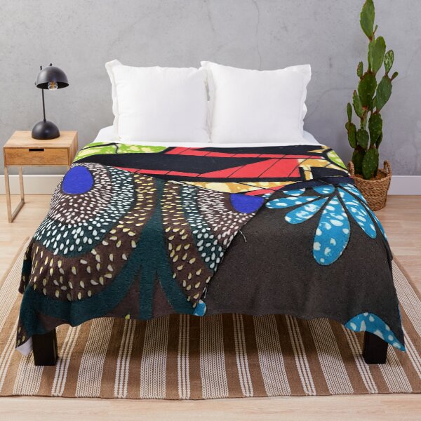 Item preview, African Fabric Patchwork Collage Art Patterns [#224] designed and sold by AfriStyleUK.