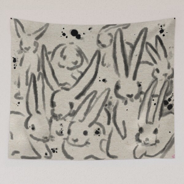 Item preview, A fluffle of bunnies designed and sold by Caitlin Abele.