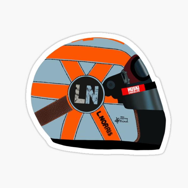 Casque Lando Norris Monaco 2021 Sticker