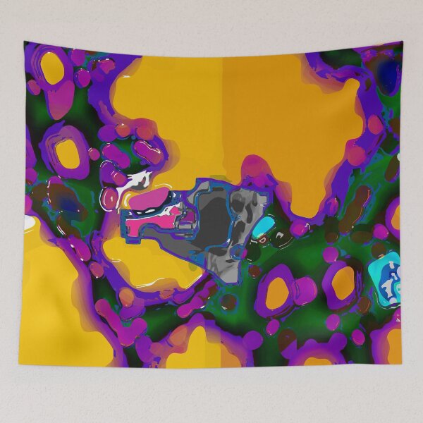 Item preview, Toxic flow nightmare - abstract landscape designed and sold by Xdelacra.