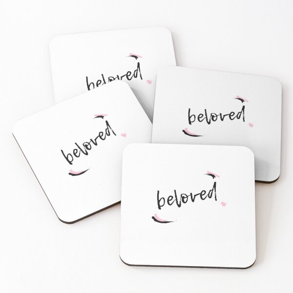 Item preview, Beloved | Pink | Black designed and sold by LoveGen.