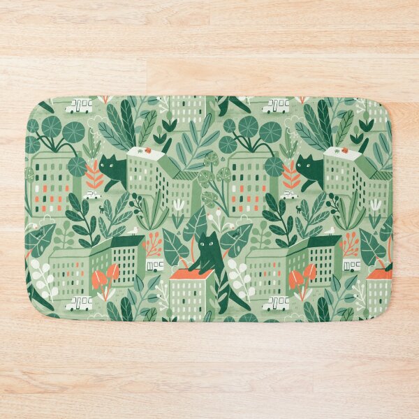 Item preview, Giant cats, plants and dormitory area. designed and sold by kostolom3000.