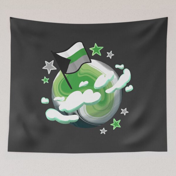 Item preview, Demiromantic Pride Planet designed and sold by studioemrose.