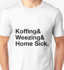 Stylish Pokemon T's | Koffing & Weezing & Home Sick | Black on light Unisex T-Shirt