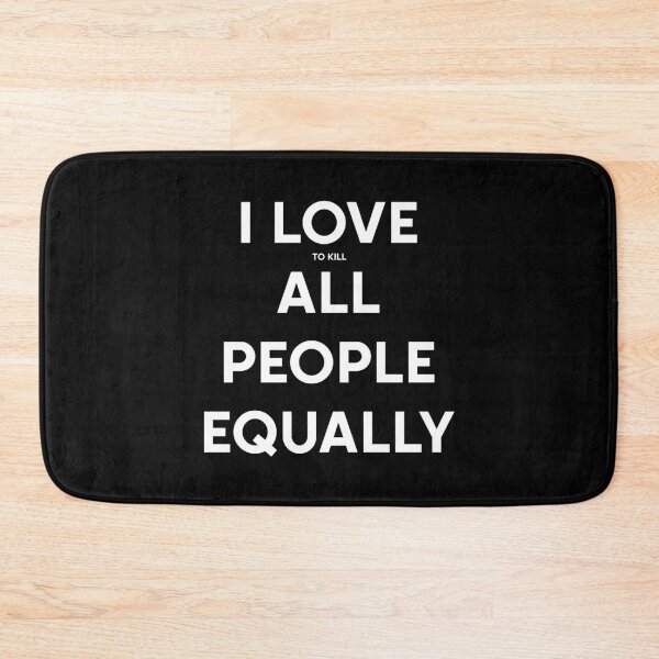 Item preview, I Love All People Equally (white text) designed and sold by Samboid.