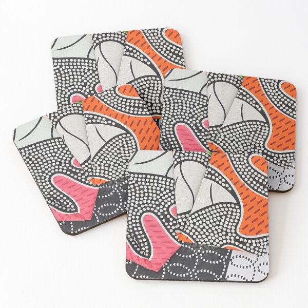 Item preview, African Fabric Patchwork Collage Art Patterns [#225] designed and sold by AfriStyleUK.