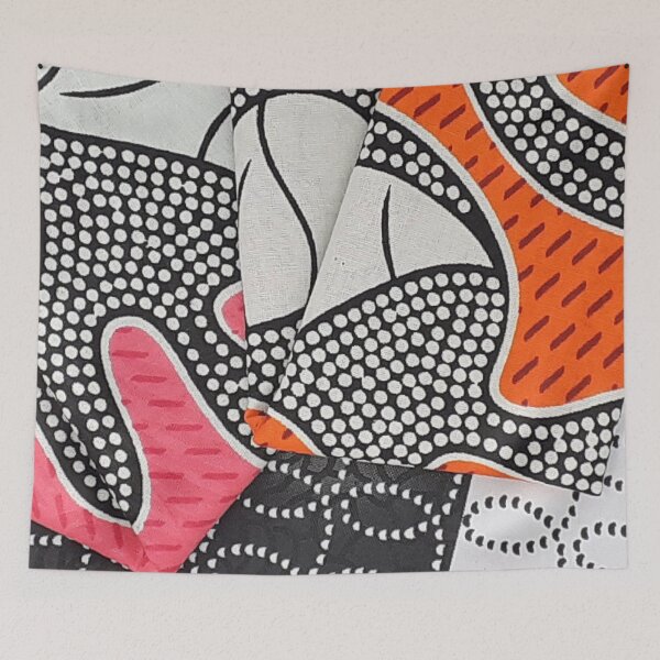 Item preview, African Fabric Patchwork Collage Art Patterns [#225] designed and sold by AfriStyleUK.