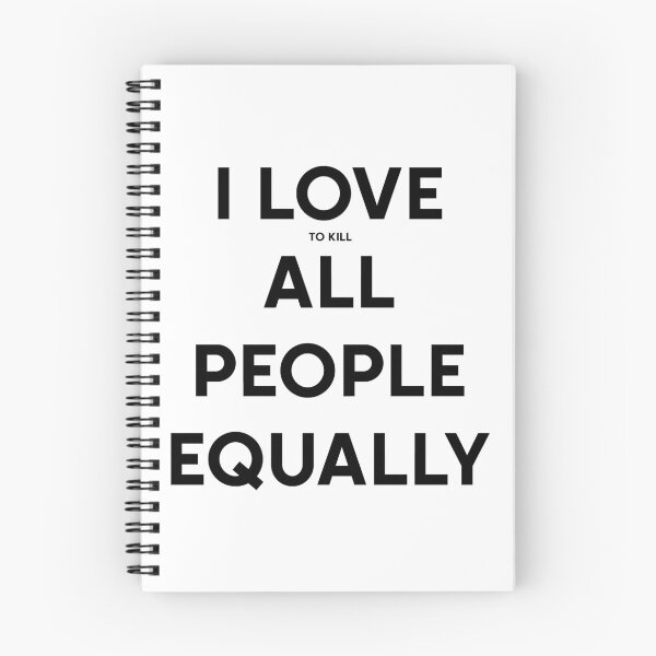 Item preview, I Love All People Equally (black text) designed and sold by Samboid.