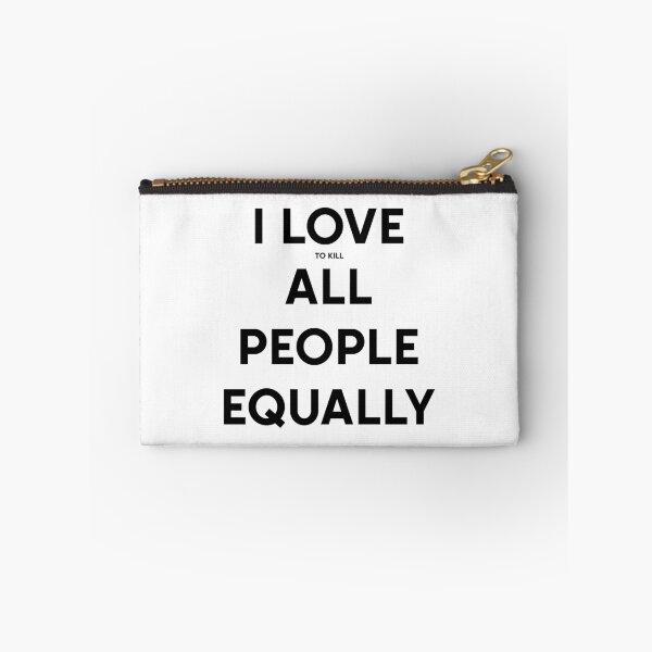 Item preview, I Love All People Equally (black text) designed and sold by Samboid.