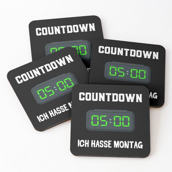 Item preview, Countdown I hate monday designed and sold by Wildchagapicker.