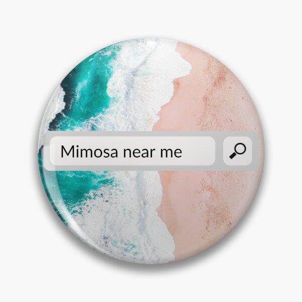 Item preview, Mimosa cerca de mí - barra de búsqueda de Google en la foto de la playa designed and sold by Pien-Designs.