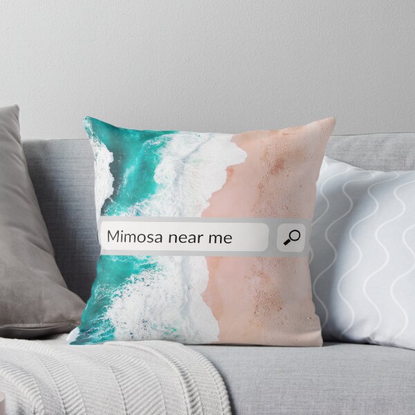 Item preview, Mimosa near me - Google search bar on beach photo designed and sold by Pien-Designs.