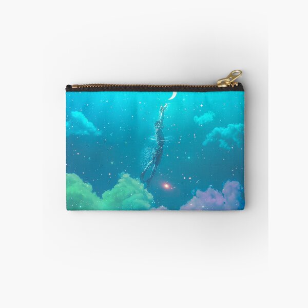 Item preview, Swimming underwater over surreal rainbow clouds  designed and sold by Yasmine khalifa.