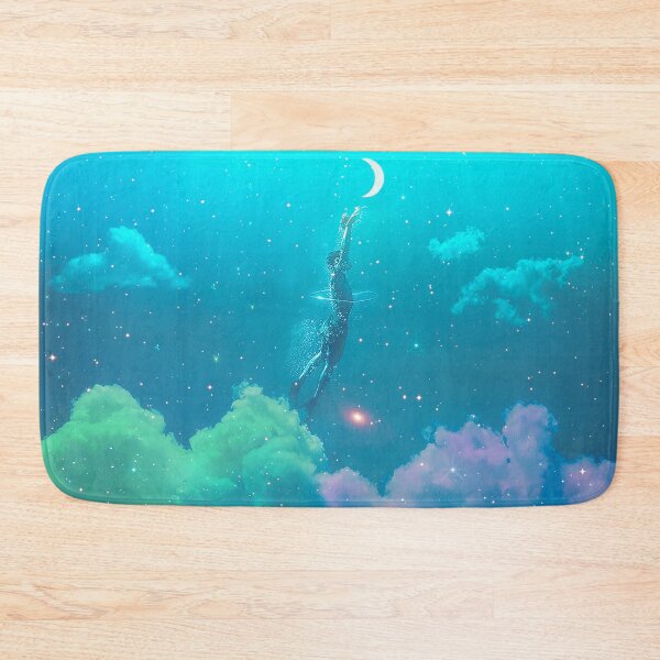 Item preview, Swimming underwater over surreal rainbow clouds  designed and sold by Yasmine khalifa.