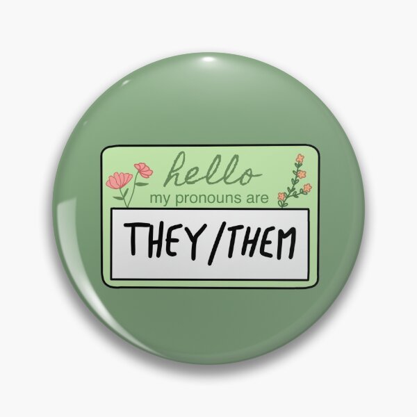 Item preview, pronouns: they/them designed and sold by calliedale.