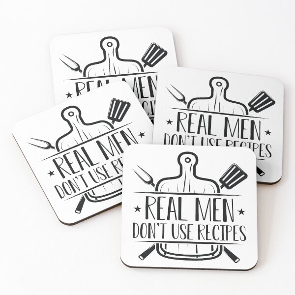 Item preview, Real Men Don’t Use Recipes designed and sold by cherrific.
