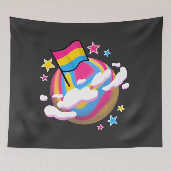 Item preview, Pansexual Pride Planet designed and sold by studioemrose.