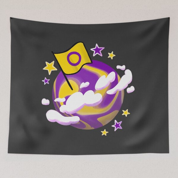 Item preview, Intersex Pride Planet designed and sold by studioemrose.