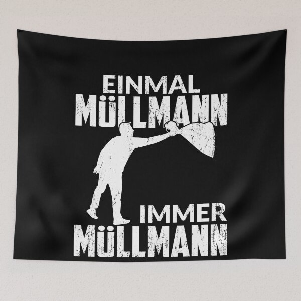 Artikelvorschau, EINMAL MÜLLMANN IMMER MÜLLMANN entworfen und verkauft von Spirit-Designs.