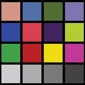 Artwork thumbnail, Camera Color Test Pattern by Pikey Holdredge
