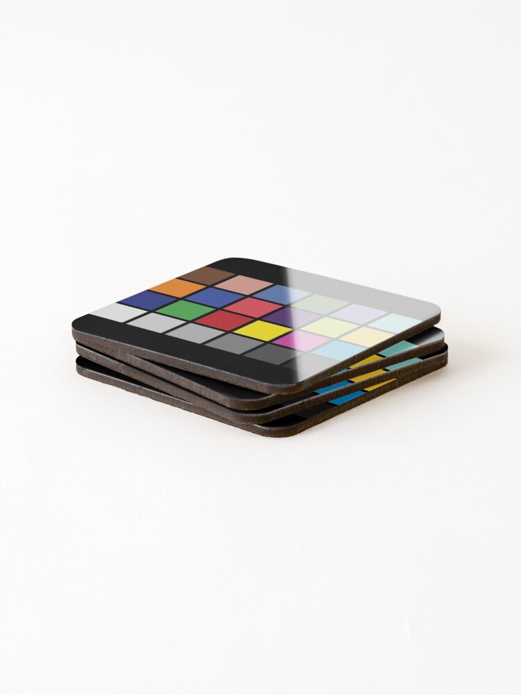 Thumbnail 4 of 5, Coasters (Set of 4), Camera Color Test Pattern designed and sold by PikemasterFlex.