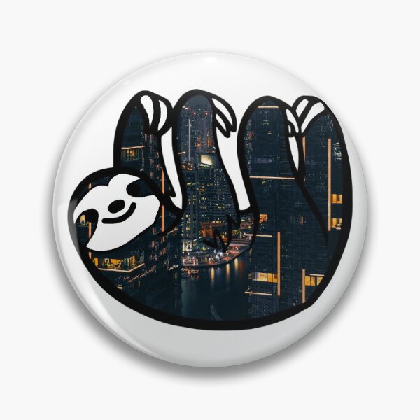 Item preview, Cityscape Sloth designed and sold by BuzzySpaceBee.