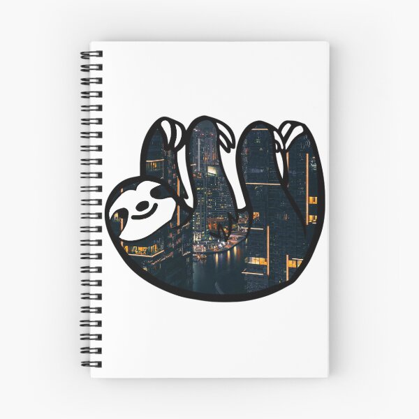Item preview, Cityscape Sloth designed and sold by BuzzySpaceBee.