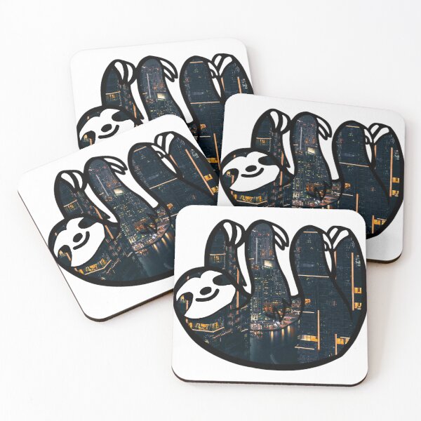 Item preview, Cityscape Sloth designed and sold by BuzzySpaceBee.