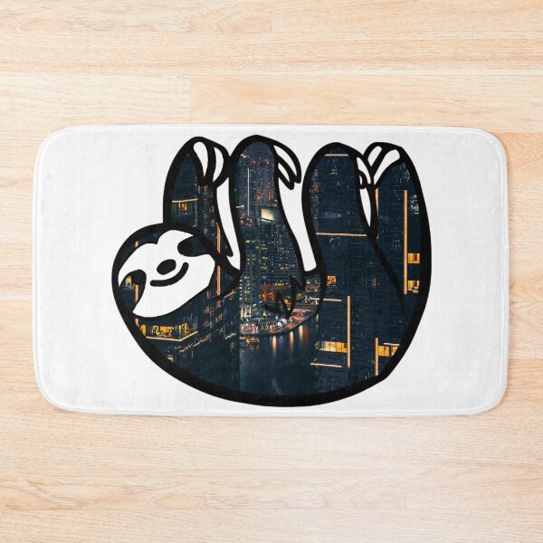 Item preview, Cityscape Sloth designed and sold by BuzzySpaceBee.