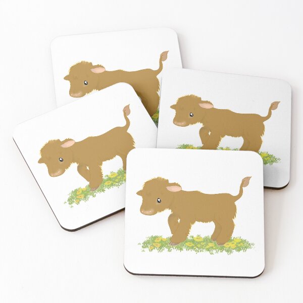 Item preview, Highland Calf designed and sold by FickleandFancy.