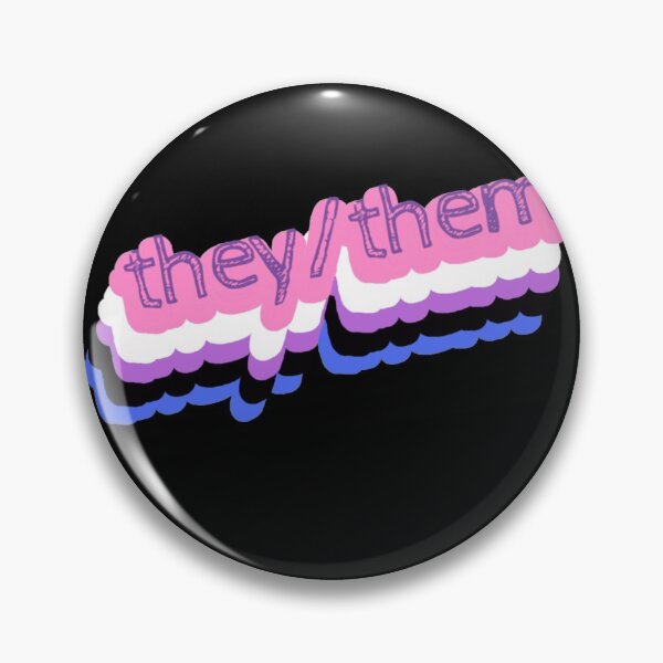 Item preview, They/them pronouns designed and sold by katelladraws.
