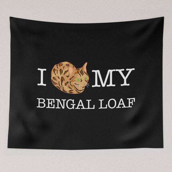 Item preview, I Love My Bengal Loaf designed and sold by CCCDesign.