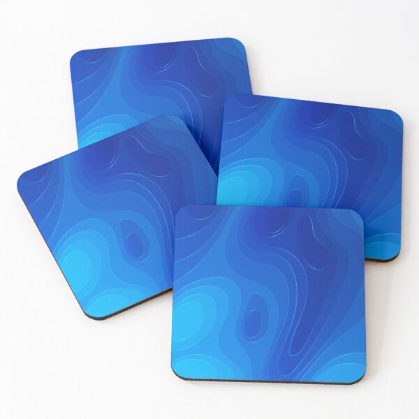 Item preview, Abstract Topographic Sea Map designed and sold by cotros.