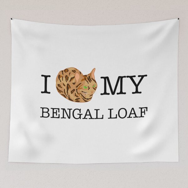 Item preview, I Love My Bengal Loaf - inverted designed and sold by CCCDesign.