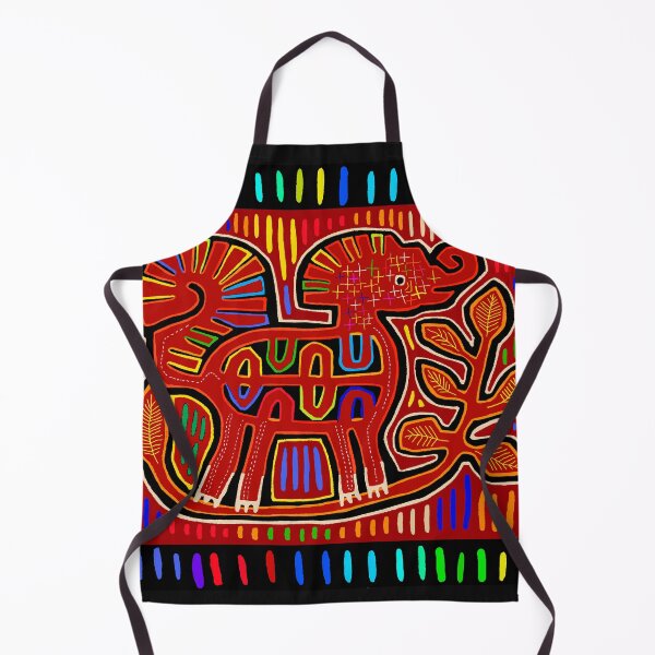 Item preview, Kuna Indian Mola Baby Elephant designed and sold by Esprit-Mystique.