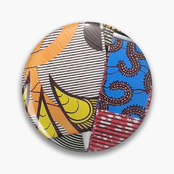 Item preview, African Fabric Patchwork Collage Art Patterns [#229] designed and sold by AfriStyleUK.