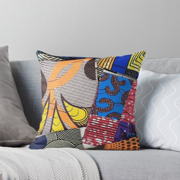 Item preview, African Fabric Patchwork Collage Art Patterns [#229] designed and sold by AfriStyleUK.