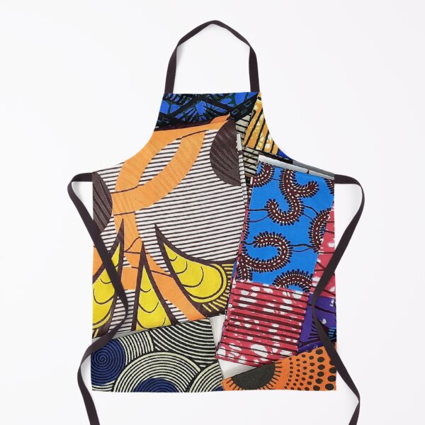 Item preview, African Fabric Patchwork Collage Art Patterns [#229] designed and sold by AfriStyleUK.