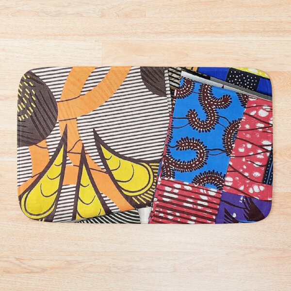 Item preview, African Fabric Patchwork Collage Art Patterns [#229] designed and sold by AfriStyleUK.
