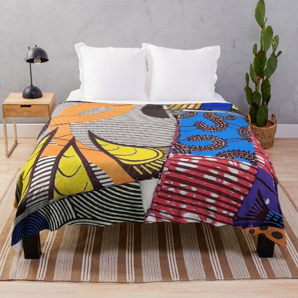 Item preview, African Fabric Patchwork Collage Art Patterns [#229] designed and sold by AfriStyleUK.