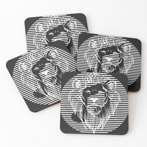 Item preview, Lion with the music notes in a circle lines designed and sold by Artist1993.