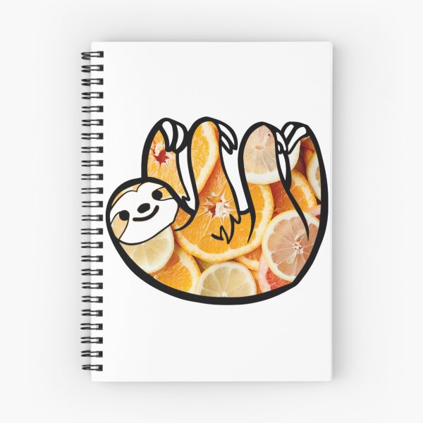 Item preview, Orange Citrus Sloth designed and sold by BuzzySpaceBee.