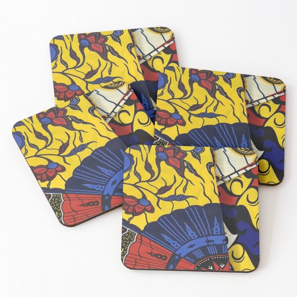 Item preview, African Fabric Patchwork Collage Art Patterns [#230] designed and sold by AfriStyleUK.