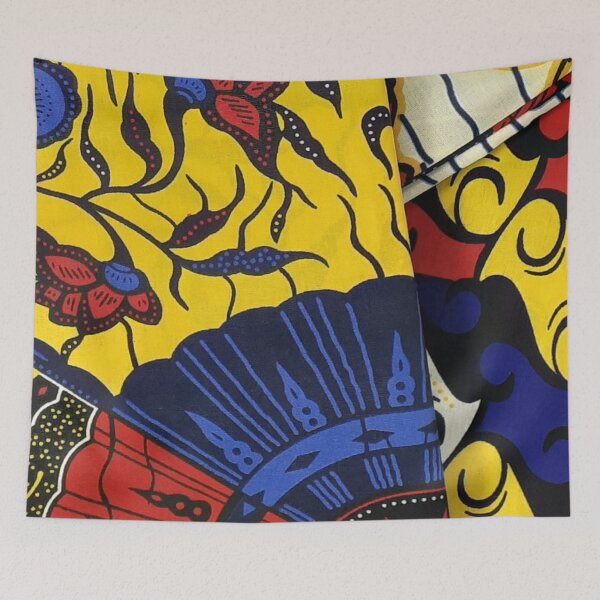 Item preview, African Fabric Patchwork Collage Art Patterns [#230] designed and sold by AfriStyleUK.
