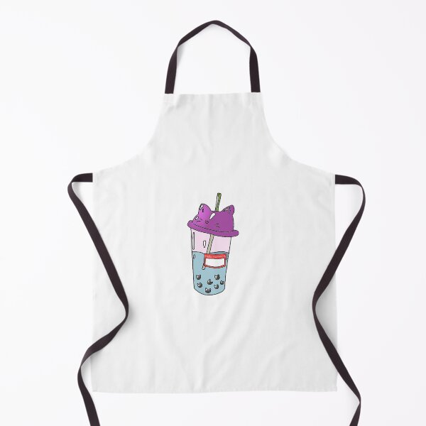 Item preview, kitty cat boba tea- "hello my name is" tag (add your own name) designed and sold by theAliCat.